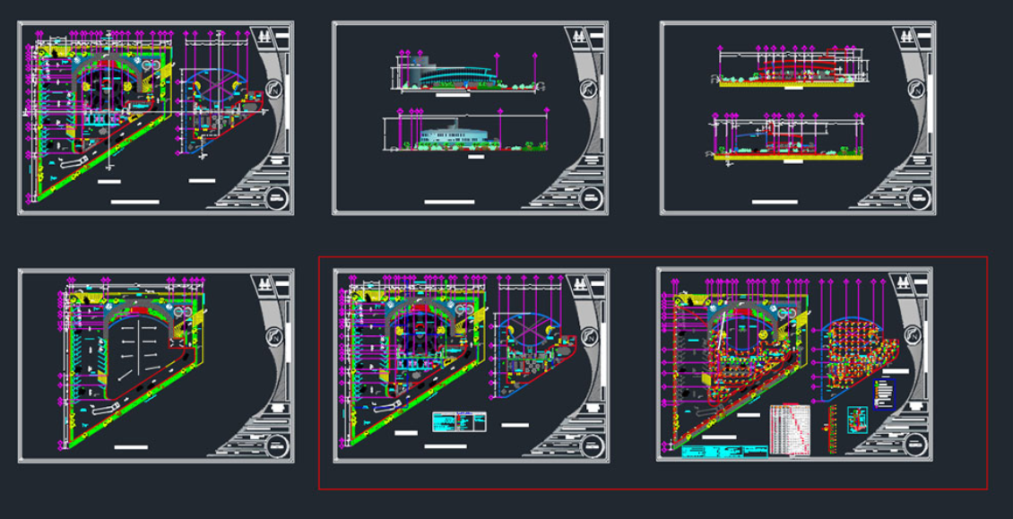 دانلود فایل اتوکد پروژه نمایندگی خودرو DWG | Vehicle Agent Project DWG برای AutoCAD
